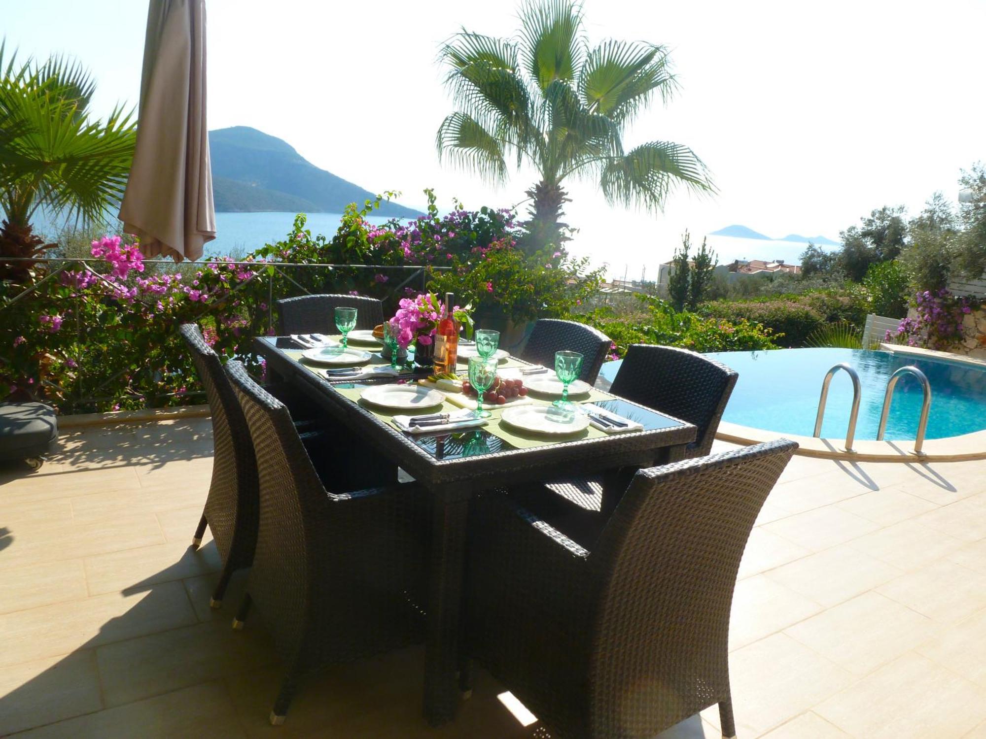 Stunning Seaviews Villa Kalkan Exterior photo